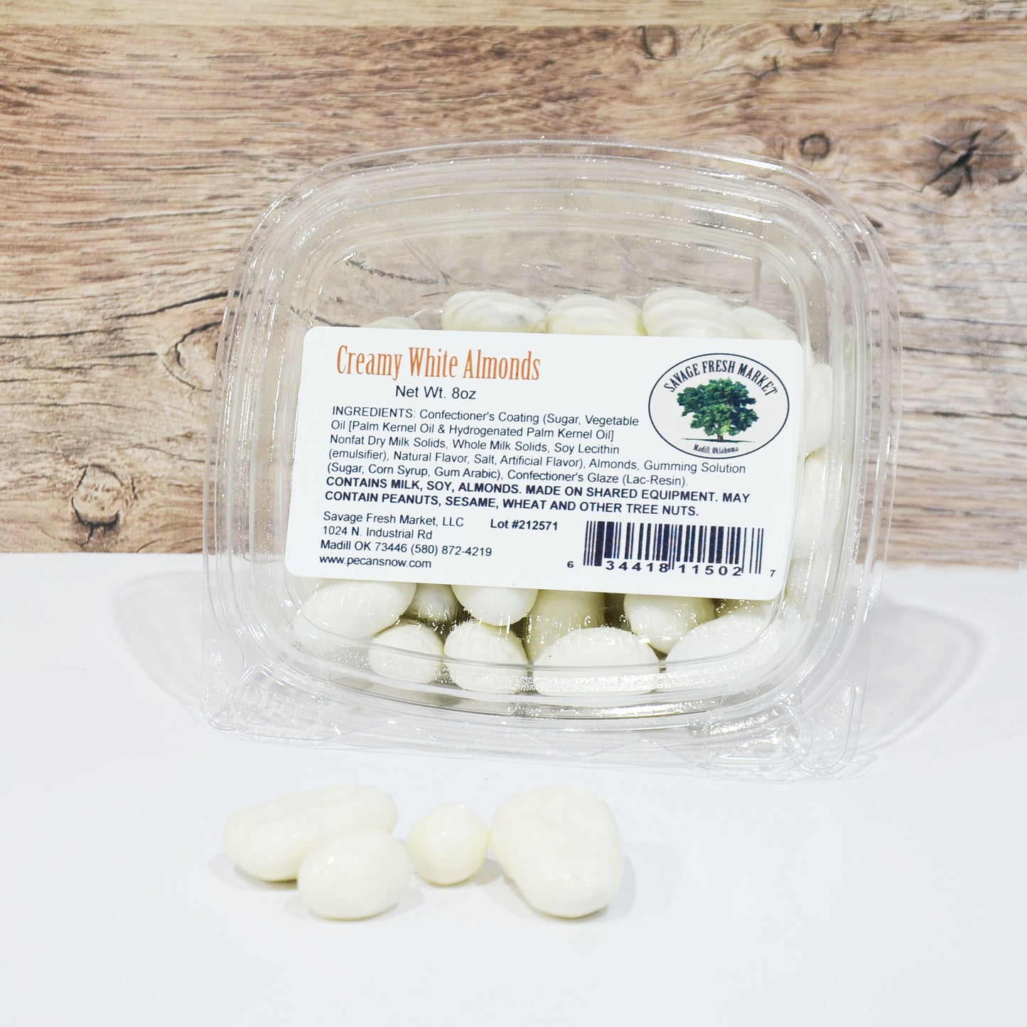 Creamy White Almonds