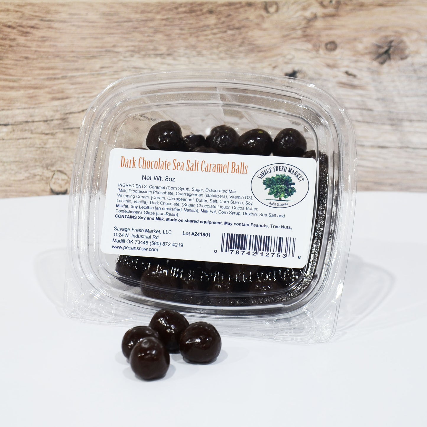 Dark Chocolate Sea Salt Caramel Balls
