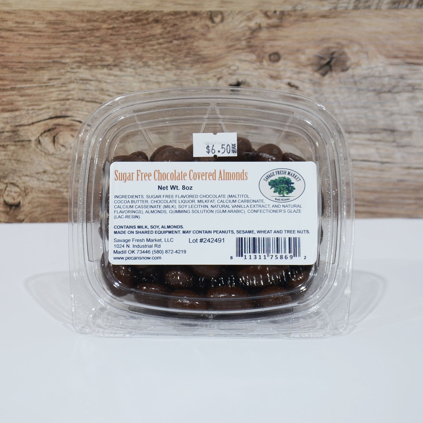 Sugar Free Chocolate Covered Almonds
