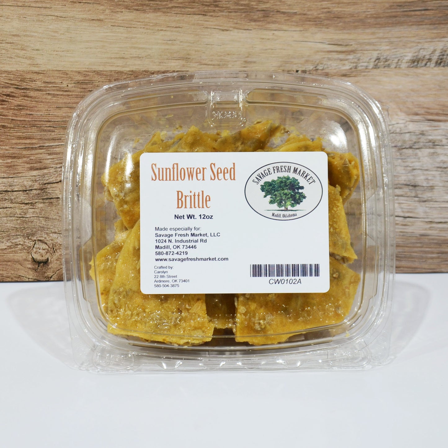 Sunflower Seed Brittle