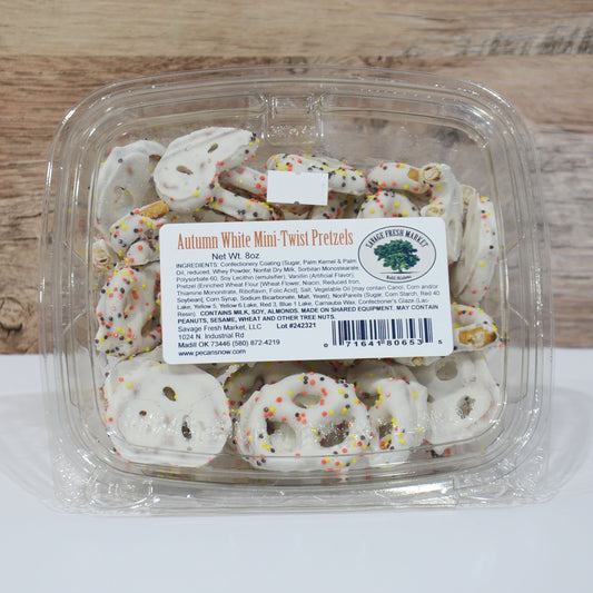 Autumn White Mini-Twist Pretzels