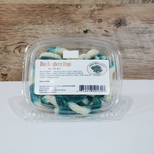 Gummi Blue Raspberry Rings