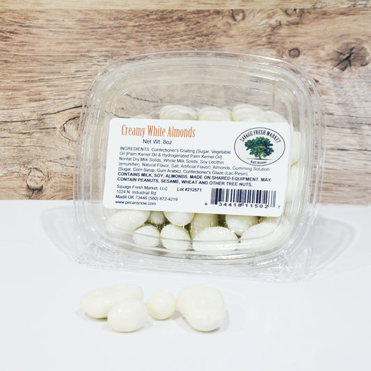 Creamy White Almonds