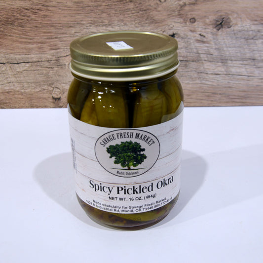 Spicy Pickled Okra