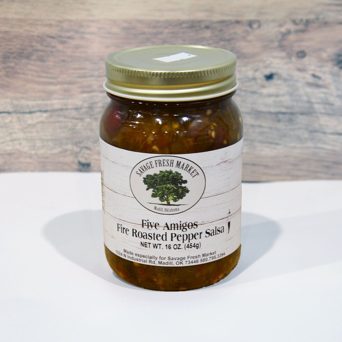 Five Amigos Fire Roasted Pepper Salsa