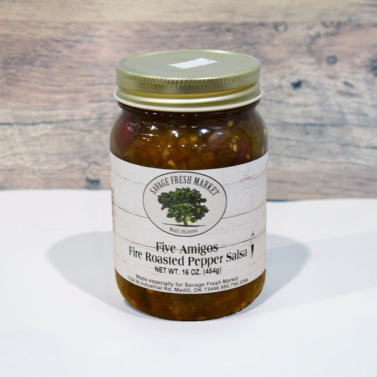 Five Amigos Fire Roasted Pepper Salsa