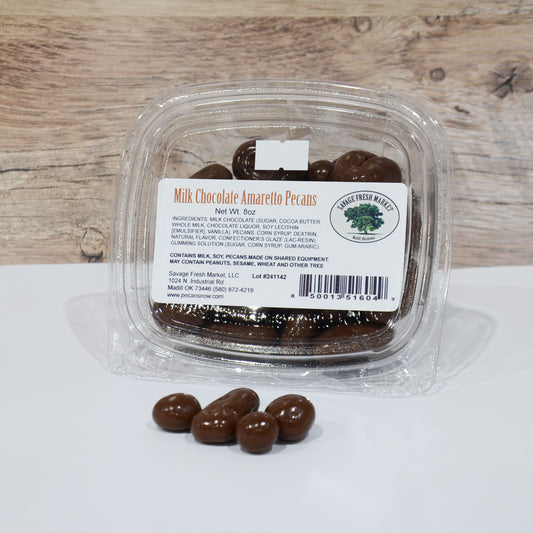 Milk Chocolate Amaretto Pecans