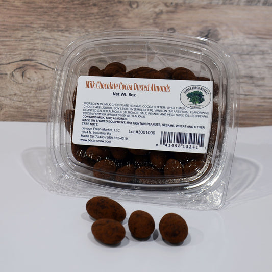 Milk Chocolate Coca Dusted Almonds