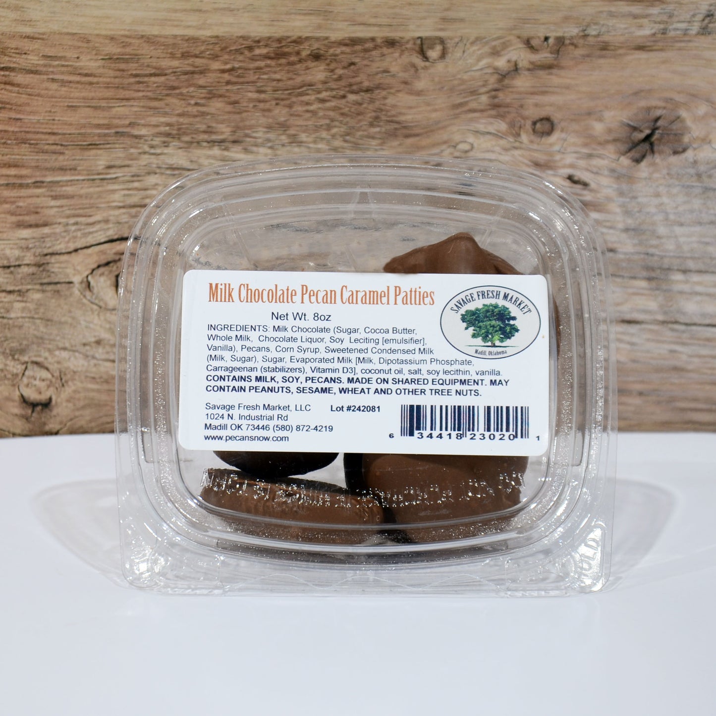 Milk Chocolate Pecan Caramel Patties