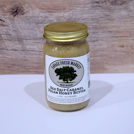 Sea Salt Caramel Pecan Honey Butter