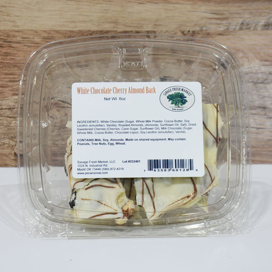 White Chocolate Cherry Almond Bark