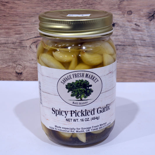 Spicy Pickled Garlic